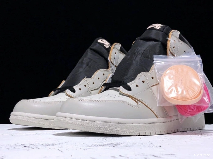 Cheap Husky Jordan CD6578-006 Nike 1 Air OG SB x High Light Bone 0721